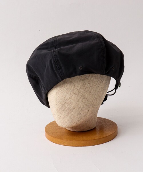 halo commodity（ハロ　コモディティー）の「【halo commodity】撥水ナイロンベレー Salt Over Beret（h261-511）（ハンチング/ベレー帽・メンズ・ブラック/チャコールグレー/ライトグレー・FREE）」の4枚目の写真