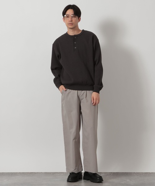 LAKOLE(ラコレ)の「リングドットヘンリー長袖T / 639476(Tシャツ/カットソー・メンズ・レッド/ブラック/ホワイト・LARGE/MEDIUM)」の5枚目の写真