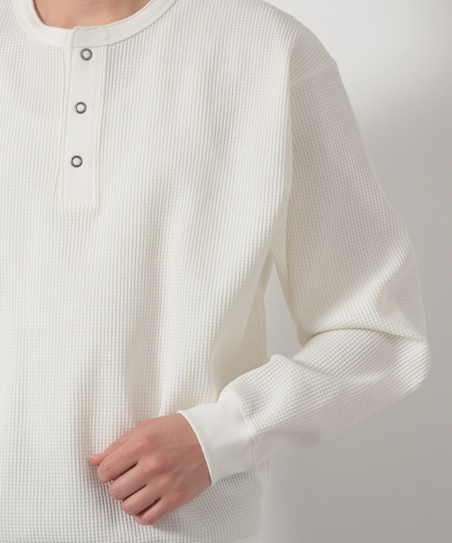 LAKOLE(ラコレ)の「リングドットヘンリー長袖T / 639476(Tシャツ/カットソー・メンズ・レッド/ブラック/ホワイト・LARGE/MEDIUM)」の11枚目の写真