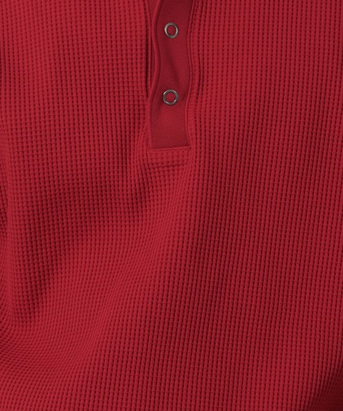 LAKOLE(ラコレ)の「リングドットヘンリー長袖T / 639476(Tシャツ/カットソー・メンズ・レッド/ブラック/ホワイト・LARGE/MEDIUM)」の16枚目の写真