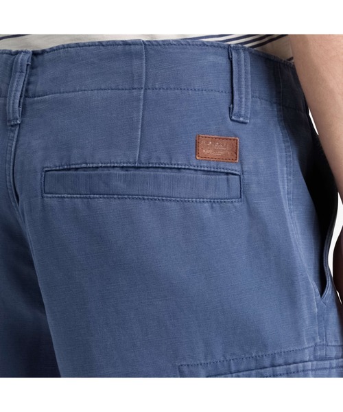 Timberland（ティンバーランド）の「コットンリネン カーゴ ショーツ メンズ（カーゴパンツ・メンズ・ダークブルー・30inch/32inch/34inch/36inch/38inch）」の3枚目の写真