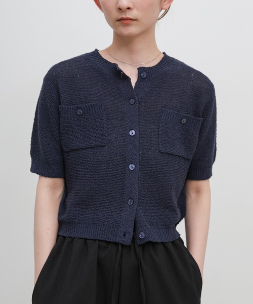 select MOCA（セレクトモカ）の「フロントポケットサマーカーディガン（カーディガン/ボレロ・レディース・レッド/ネイビー/ベージュ・FREE）」の16枚目の写真