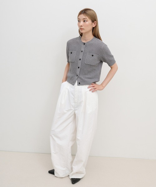 select MOCA（セレクトモカ）の「フロントポケットサマーカーディガン（カーディガン/ボレロ・レディース・レッド/ネイビー/ベージュ/グレー・FREE）」の12枚目の写真