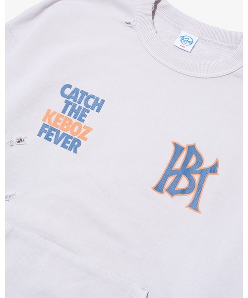 KEBOZ(ケボズ)の「WS WASHED SWEAT CREWNECK(スウェット・メンズ・グレー/ブラック・XL/L/M/S/2XL)」の11枚目の写真
