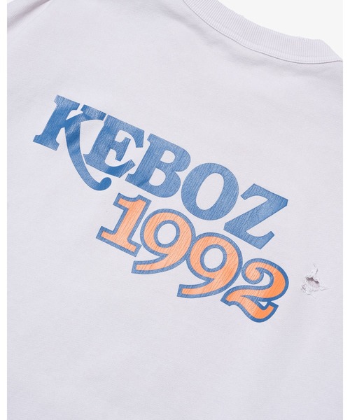 KEBOZ(ケボズ)の「WS WASHED SWEAT CREWNECK(スウェット・メンズ・グレー/ブラック・XL/L/M/S/2XL)」の13枚目の写真