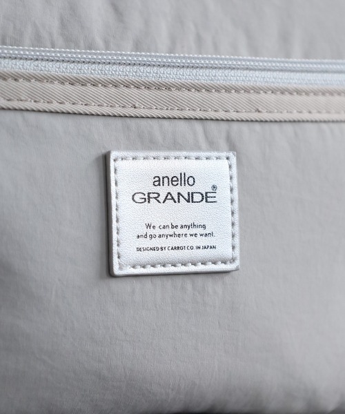 anello GRANDE（アネログランデ）の「anelloGRANDE　COSPO 2WAY2層ポーチ型ショルダーバッグ（ショルダーバッグ・メンズ・ブラック/ピンク/ライトグレー・FREE）」の11枚目の写真