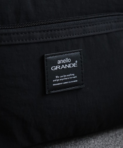 anello GRANDE（アネログランデ）の「anelloGRANDE　COSPO 2WAY2層ポーチ型ショルダーバッグ（ショルダーバッグ・メンズ・ブラック/ピンク/ライトグレー・FREE）」の5枚目の写真
