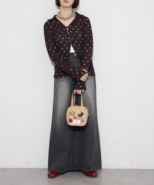 GRAIN（グレイン）の「【GRAIN/グレイン】2WAYアソートワッペンスクエアショルダーバッグ（ショルダーバッグ・レディース・ベージュ/ブラウン・FREE）」の21枚目の写真