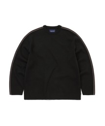 thisisneverthat（ディスイズネバーザット）の「Striped Sleeve Knit Crew（スウェット）」