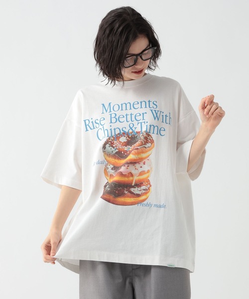 GEORGE'S(ジョージズ)の「モチーフプリントTシャツ(Tシャツ/カットソー・メンズ・ブラック/オフホワイト/ライトグレー・MEDIUM/LARGE)」の10枚目の写真