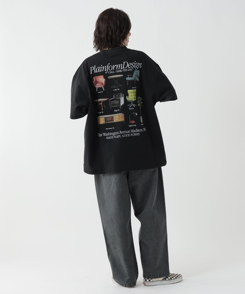 GEORGE'S(ジョージズ)の「モチーフプリントTシャツ(Tシャツ/カットソー・メンズ・ブラック/オフホワイト/ライトグレー・MEDIUM/LARGE)」の16枚目の写真