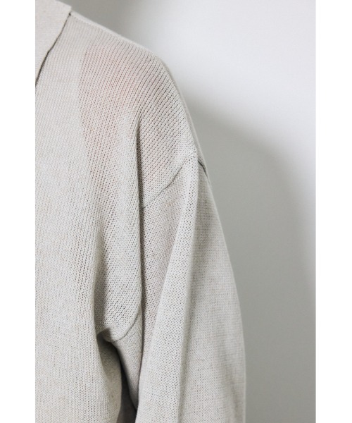 AZUL by moussy（アズールバイマウジー）の「リネンミックススキッパーポロシャツ（ポロシャツ・メンズ・ブラック/ライトピンク/ベージュ・MEDIUM/LARGE）」の10枚目の写真