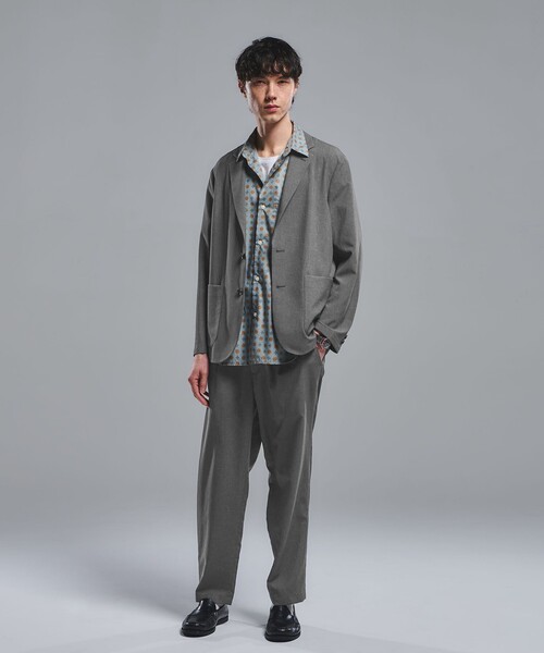 green label relaxing(グリーンレーベルリラクシング)の「Dot Air リラックス ジャケット -ストレッチ-(テーラードジャケット・メンズ・ネイビー/オリーブ/グレー・XL/L/M/S)」の10枚目の写真