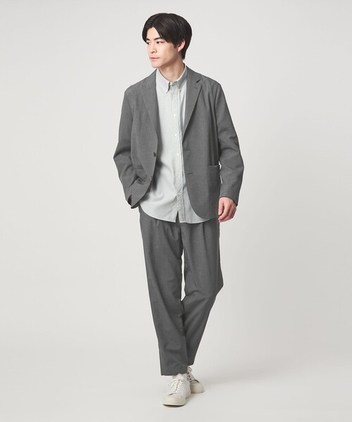 green label relaxing(グリーンレーベルリラクシング)の「Dot Air リラックス ジャケット -ストレッチ-(テーラードジャケット・メンズ・ネイビー/オリーブ/グレー・XL/L/M/S)」の12枚目の写真