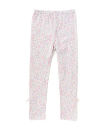 SLAP SLIP（スラップスリップ）の「【お揃い】裾レースリボン付きベア天竺レギンス(80~130cm)（レギンス/スパッツ）」