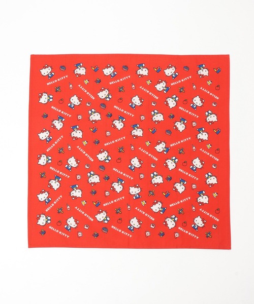 Me%(ミィパーセント)の「【HELLO KITTY】バンダナ 637140(その他雑貨・レディース・レッド/ブルー/ブラック・FREE)」の11枚目の写真