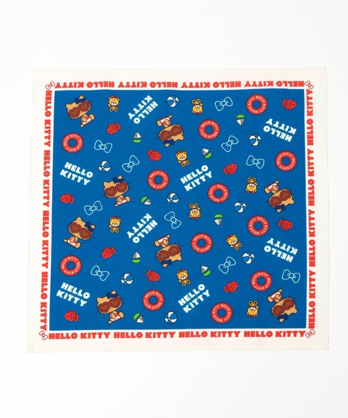 Me%(ミィパーセント)の「【HELLO KITTY】バンダナ 637140(その他雑貨・レディース・レッド/ブルー/ブラック・FREE)」の12枚目の写真