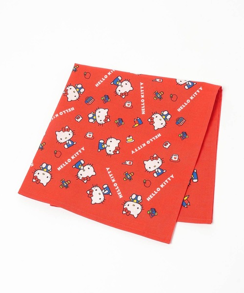 Me%(ミィパーセント)の「【HELLO KITTY】バンダナ 637140(その他雑貨・レディース・レッド/ブルー/ブラック・FREE)」の13枚目の写真