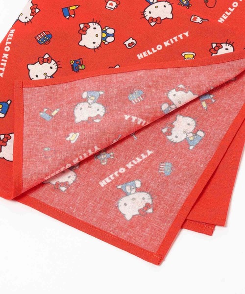 Me%(ミィパーセント)の「【HELLO KITTY】バンダナ 637140(その他雑貨・レディース・レッド/ブルー/ブラック・FREE)」の14枚目の写真