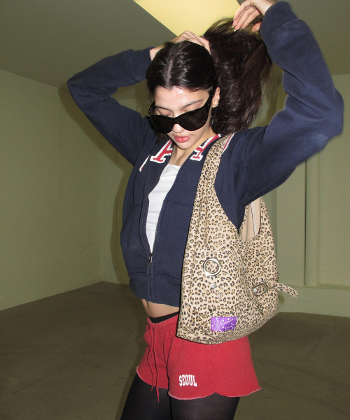 YEOMIMの「layout bag (leopard beige)(エコバッグ/サブバッグ・レディース・その他・FREE)」の1枚目の写真