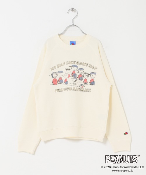 FRUIT OF THE LOOM（フルーツオブザルーム）の「『150サイズ』『別注』FRUIT OF THE LOOM×DOORS　甘編み裏毛スウェット(KIDS)（Tシャツ/カットソー・キッズ・ブルー系その他/アイボリー・150）」の4枚目の写真