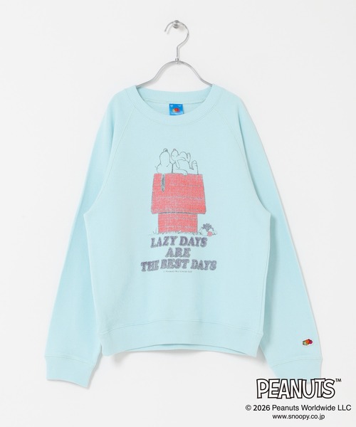 FRUIT OF THE LOOM（フルーツオブザルーム）の「『150サイズ』『別注』FRUIT OF THE LOOM×DOORS　甘編み裏毛スウェット(KIDS)（Tシャツ/カットソー・キッズ・ブルー系その他/アイボリー・150）」の12枚目の写真