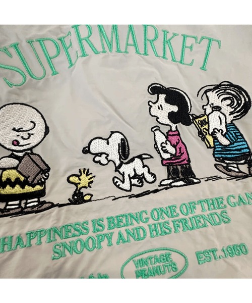 GLOBAL FORME CONCRETE(グローバルフォルムコンクリート)の「【PEANUTS】PN/保冷巾着トート(トートバッグ・レディース・シルバー/ベージュ/サックスブルー/ブラック・FREE)」の15枚目の写真