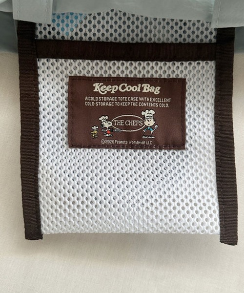 GLOBAL FORME CONCRETE(グローバルフォルムコンクリート)の「【PEANUTS】PN/保冷巾着トート(トートバッグ・レディース・シルバー/ベージュ/サックスブルー/ブラック・FREE)」の7枚目の写真