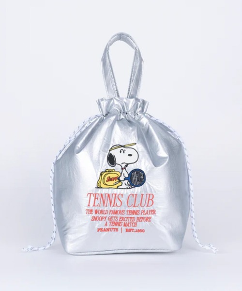 GLOBAL FORME CONCRETE(グローバルフォルムコンクリート)の「【PEANUTS】PN/保冷巾着トート(トートバッグ・レディース・シルバー/ベージュ/サックスブルー/ブラック・FREE)」の8枚目の写真