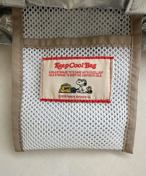 GLOBAL FORME CONCRETE(グローバルフォルムコンクリート)の「【PEANUTS】PN/保冷巾着トート(トートバッグ・レディース・シルバー/ベージュ/サックスブルー/ブラック・FREE)」の12枚目の写真
