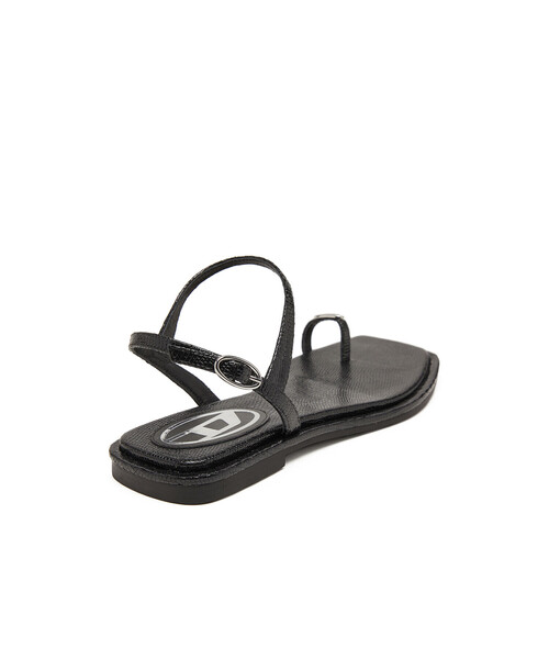 DIESEL（ディーゼル）の「ウィメンズ フラットサンダル D-AMBER INFRA 0（サンダル・レディース・ブラック・38/37/40/39/36）」の5枚目の写真