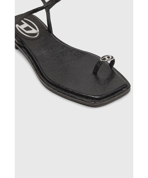 DIESEL(ディーゼル)の「ウィメンズ フラットサンダル D-AMBER INFRA 0(サンダル・レディース・ブラック・38/37/40/39/36)」の10枚目の写真