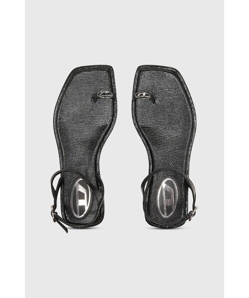 DIESEL(ディーゼル)の「ウィメンズ フラットサンダル D-AMBER INFRA 0(サンダル・レディース・ブラック・38/37/40/39/36)」の11枚目の写真