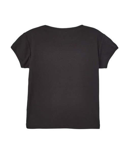 X-girl(エックスガール)の「GEL LOGO S/S BABY TEE(Tシャツ/カットソー・レディース・ブラック/ホワイト/レッド・S/M)」の7枚目の写真