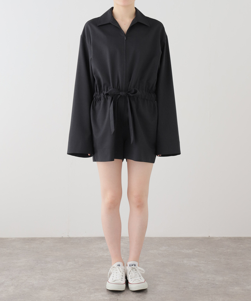 FRAMeWORK（フレームワーク）の「LOEFF/ロエフ TW AIO SRT（つなぎ/オールインワン・レディース・チャコールグレー/ブラウン・FREE）」の13枚目の写真