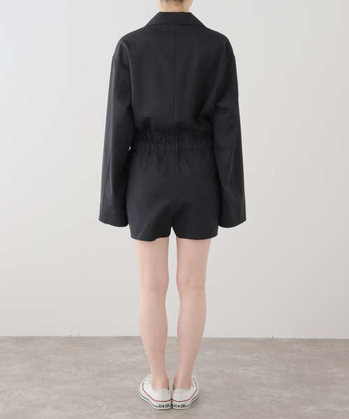 FRAMeWORK（フレームワーク）の「LOEFF/ロエフ TW AIO SRT（つなぎ/オールインワン・レディース・チャコールグレー/ブラウン・FREE）」の3枚目の写真