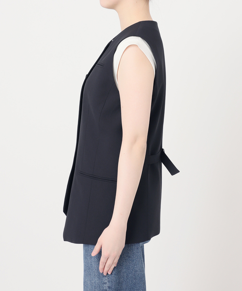 journal standard L'essage(ジャーナルスタンダードレサージュ)の「ウーリーノライトノーカラーベスト(その他アウター・レディース・グレー/ネイビー・FREE)」の16枚目の写真