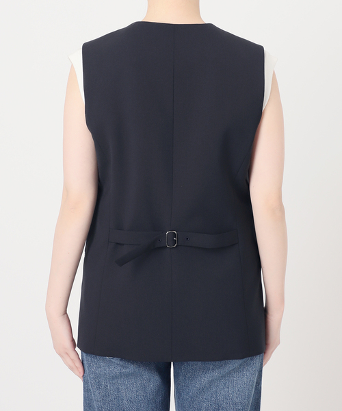 journal standard L'essage(ジャーナルスタンダードレサージュ)の「ウーリーノライトノーカラーベスト(その他アウター・レディース・グレー/ネイビー・FREE)」の17枚目の写真