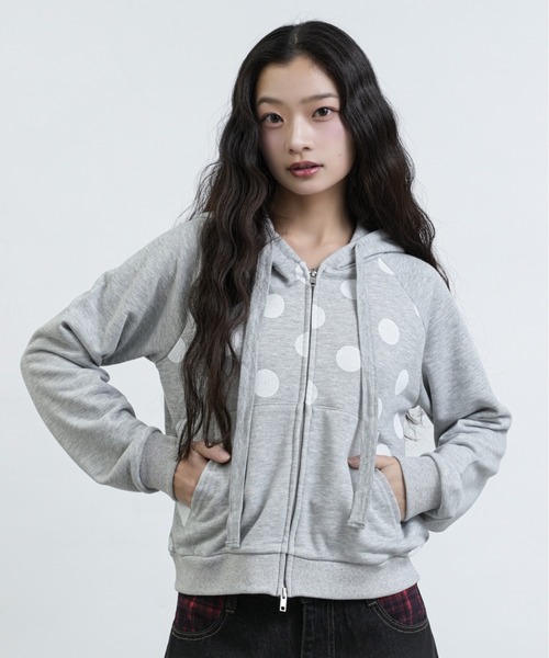 セール】【日本限定】DOT PRINT HOODIE / ドットプリントフーディ