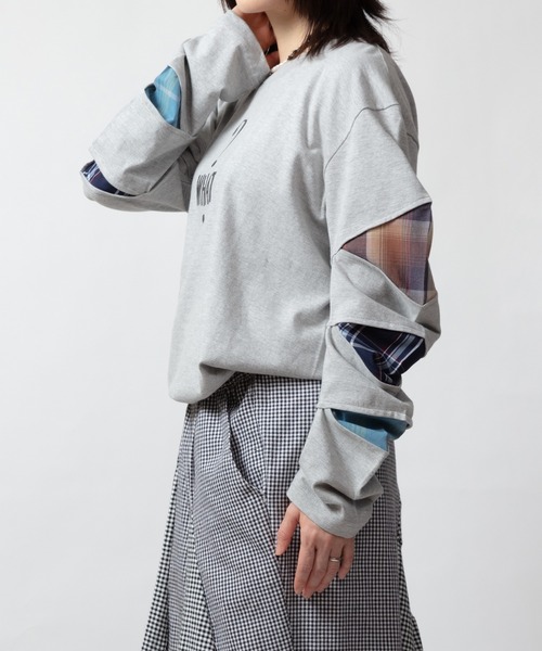 ESSAY(エッセイ)の「【 YuumiARIA × ESSAY 】GRAY WHAT Tシャツ(Tシャツ/カットソー・レディース・グレー・FREE)」の8枚目の写真