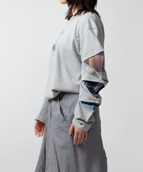 ESSAY(エッセイ)の「【 YuumiARIA × ESSAY 】GRAY WHAT Tシャツ(Tシャツ/カットソー・レディース・グレー・FREE)」の10枚目の写真