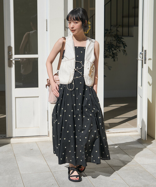 FREAK'S STORE(フリークスストア)の「トレイルナイロンベスト(ベスト・レディース・オフホワイト・フリ-)」の3枚目の写真