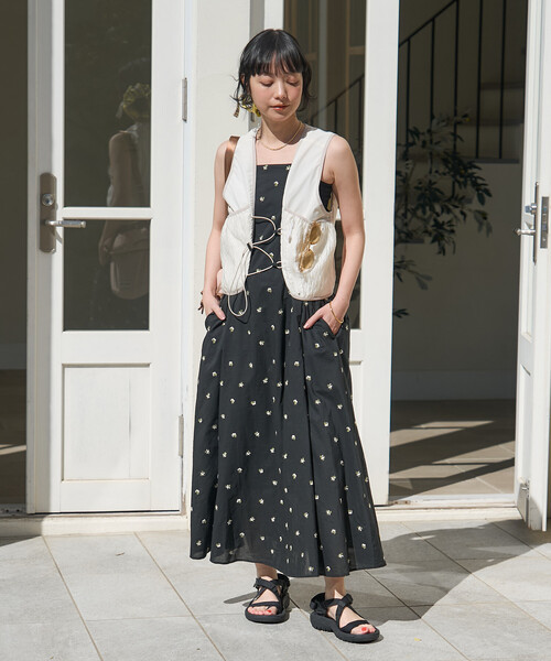 FREAK'S STORE(フリークスストア)の「トレイルナイロンベスト(ベスト・レディース・オフホワイト・フリ-)」の7枚目の写真