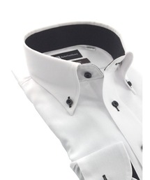 Perfect Suit FActory（パーフェクトスーツファクトリー）の「【ノンアイアロン】長袖ワイシャツ【クラシコ】ホワイトコレクション　ボタンダウン/セミワイド（ビジネスシャツ）」