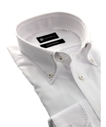 Perfect Suit FActory（パーフェクトスーツファクトリー）の「【ノンアイアロン】長袖ワイシャツ【クラシコ】ホワイトコレクション　ボタンダウン/セミワイド（ビジネスシャツ）」