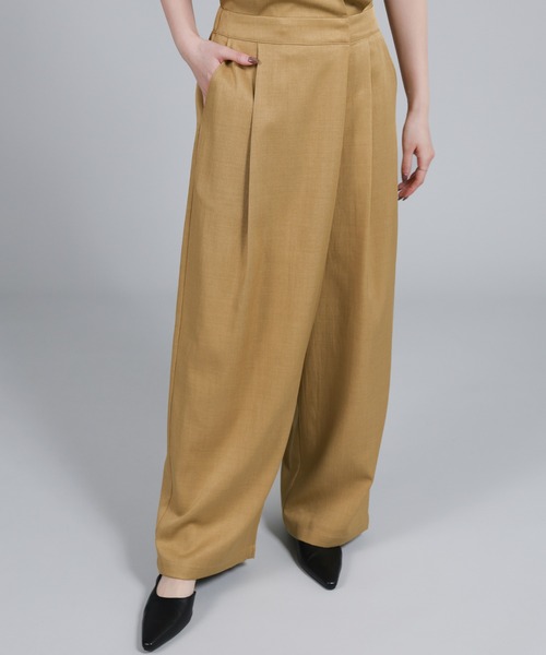 select MOCA Et(セレクトモカエト)の「【Et】Wrap Design All In One(つなぎ/オールインワン・レディース・ダークベージュ/グレー・LARGE/MEDIUM)」の10枚目の写真