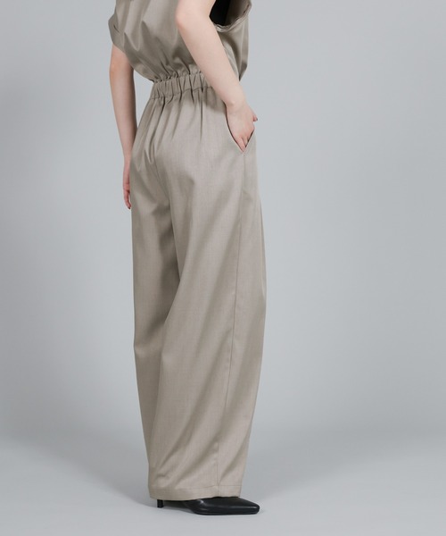 select MOCA Et(セレクトモカエト)の「【Et】Wrap Design All In One(つなぎ/オールインワン・レディース・ダークベージュ/グレー・LARGE/MEDIUM)」の21枚目の写真