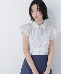 NATURAL BEAUTY BASIC | チュールカラーシャツ(シャツ/ブラウス)