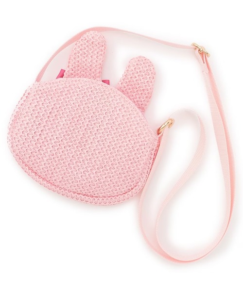 KP DECO（ケーピーデコ）の「mimiちゃんショルダーバッグ（ショルダーバッグ・キッズ・ピンク/オフホワイト・FREE）」の3枚目の写真