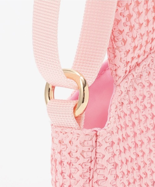 KP DECO（ケーピーデコ）の「mimiちゃんショルダーバッグ（ショルダーバッグ・キッズ・ピンク/オフホワイト・FREE）」の5枚目の写真